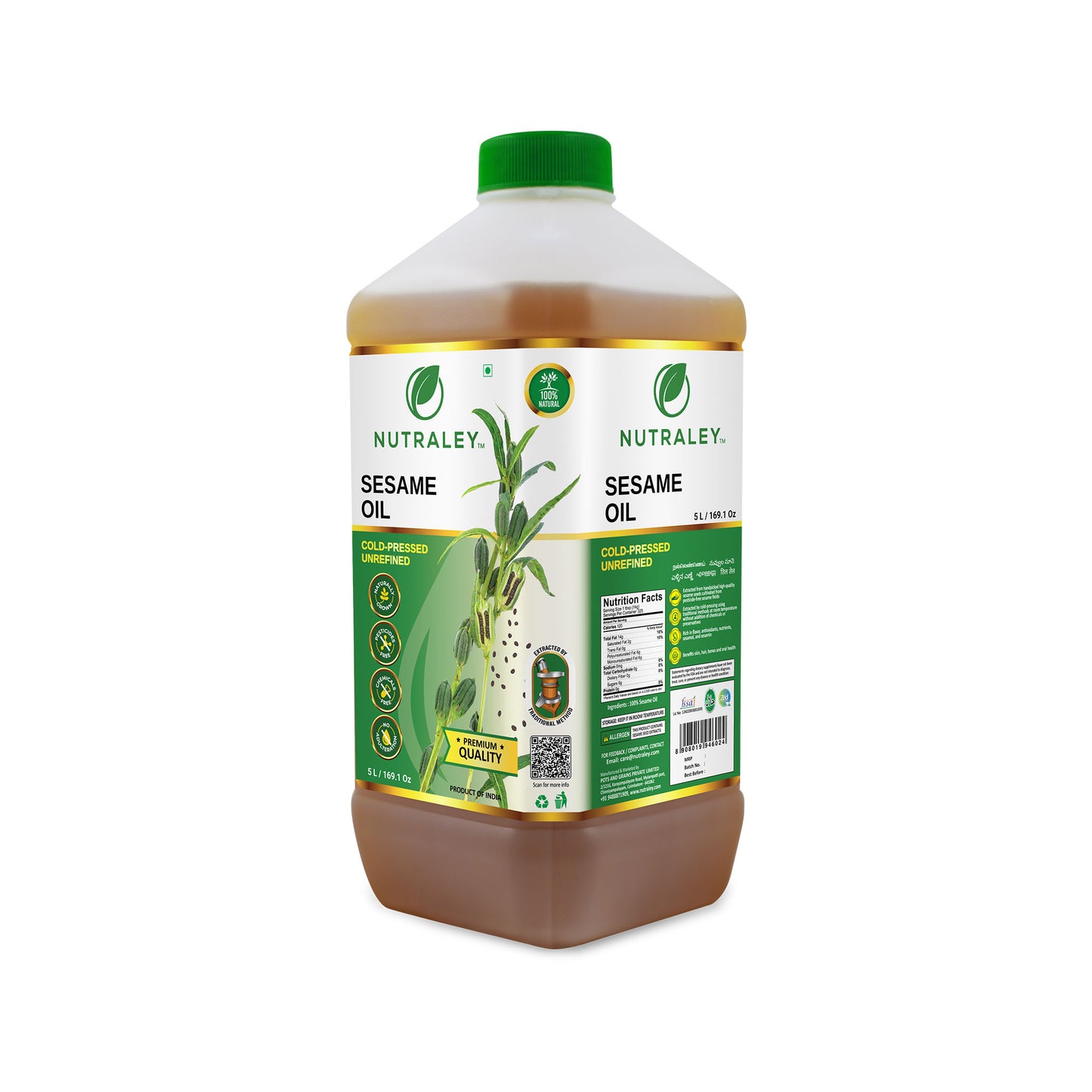 Cold Pressed Sesame Oil