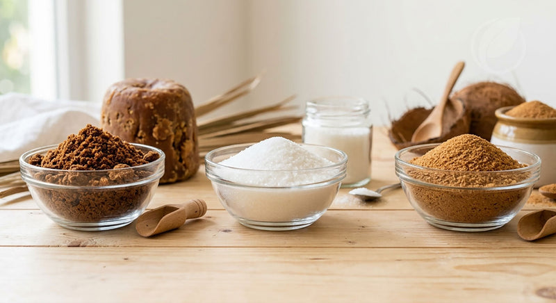 Palm Jaggery vs. White Sugar vs. Coconut Sugar: The Honest Comparison
