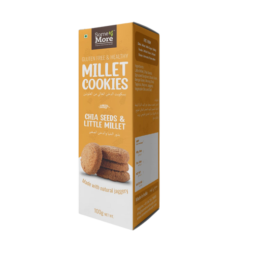 Chia Seeds & Little Millet Cookies - 100 gms