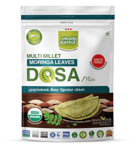 Multi Millet Moringa Leaves Dosa Mix - 300 gms