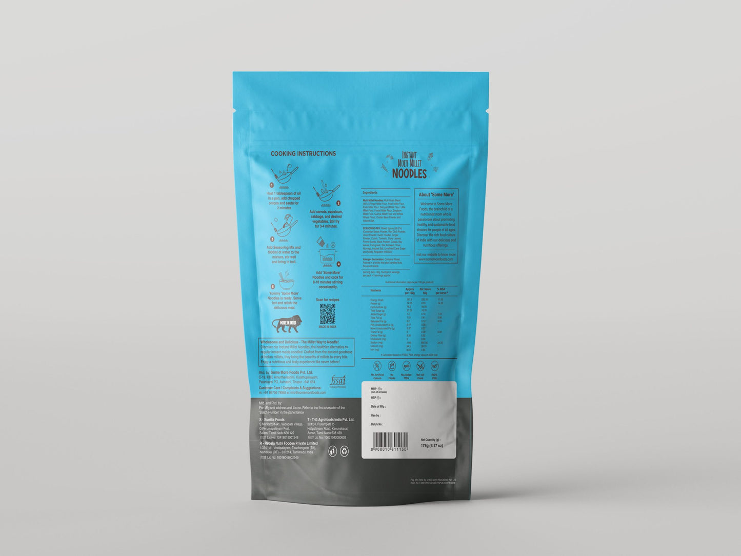 Instant Multi Millet Noodles - 175 gms