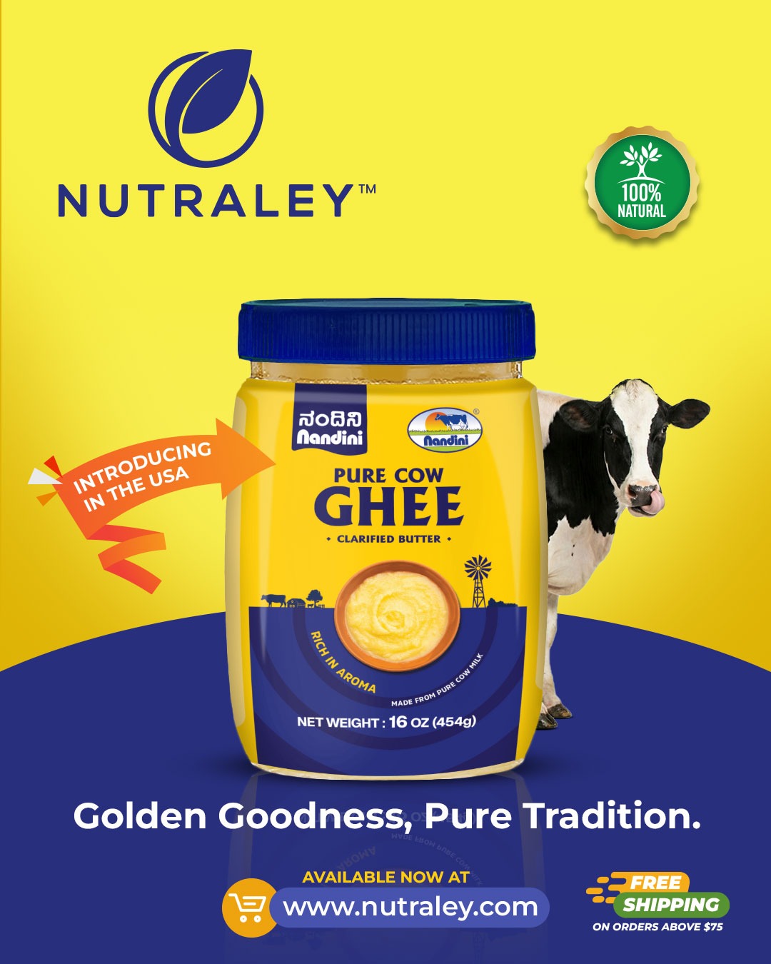 Nandini Pure Cow Ghee – 500g