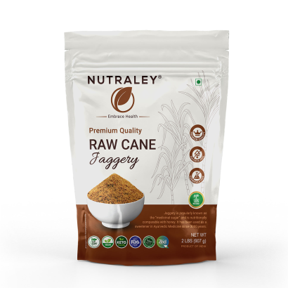 Raw Cane sugar (Jaggery) - 2lb Natural sweetener from sugarcane