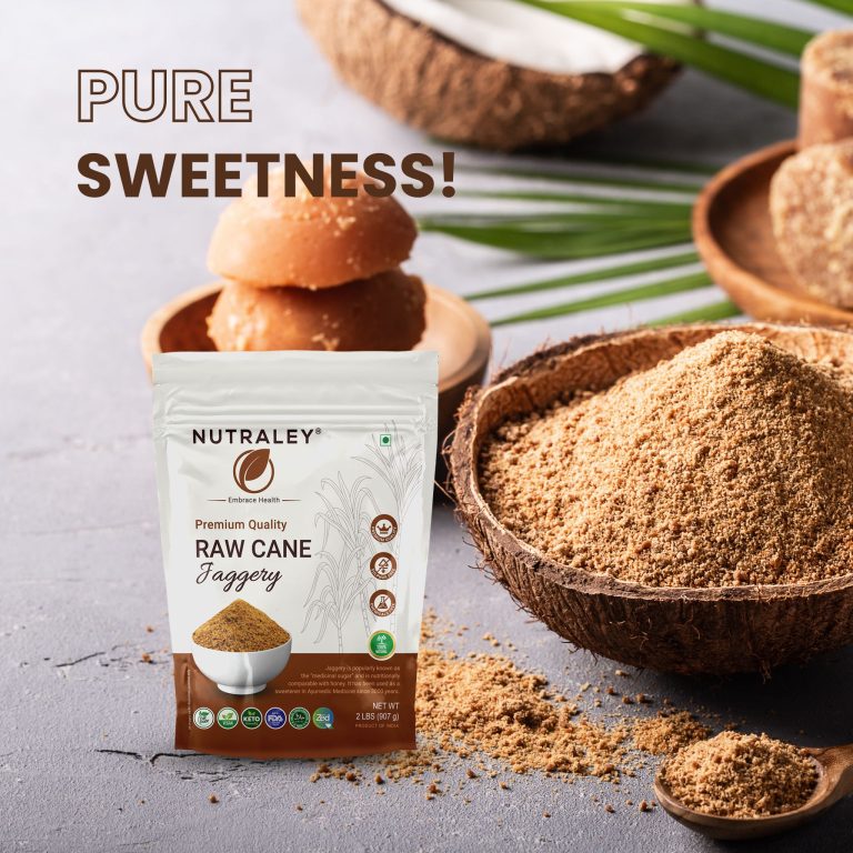 Raw Cane sugar (Jaggery) - 2lb Natural sweetener from sugarcane