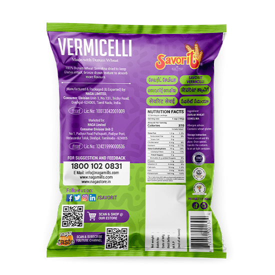 Savorit Shortcut Roasted Vermicelli - 500 gms