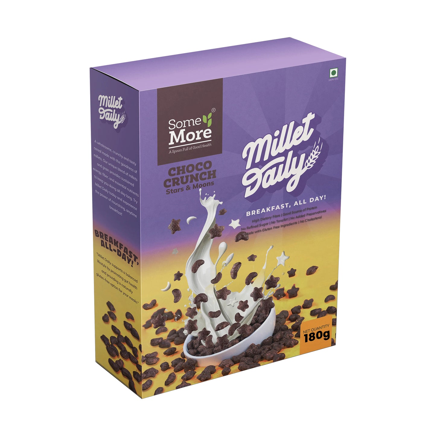Millet Daily (Millet-Based Cereal) – Coco Crunch Moons & Stars Muesli