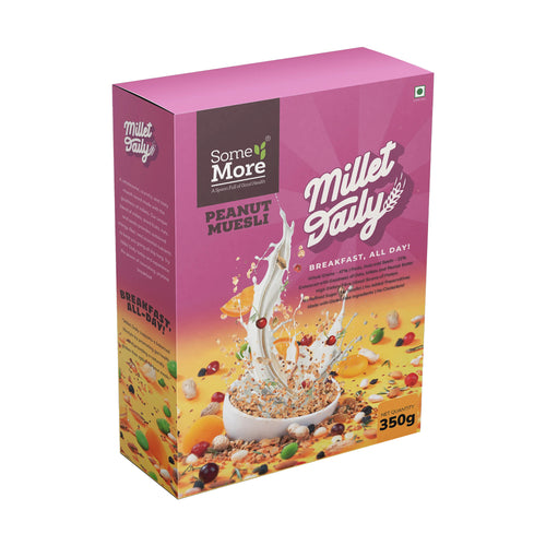 Peanut Muesli (Millet-Based Cereal) – Nutty Crunch, Everyday Nutrition