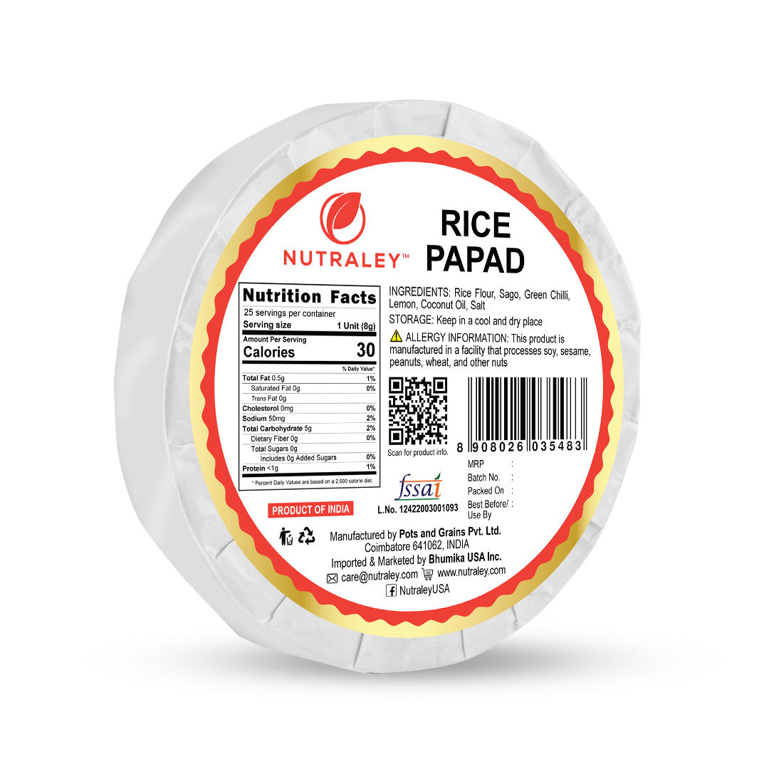 Rice Papad (Arisi Appalam)