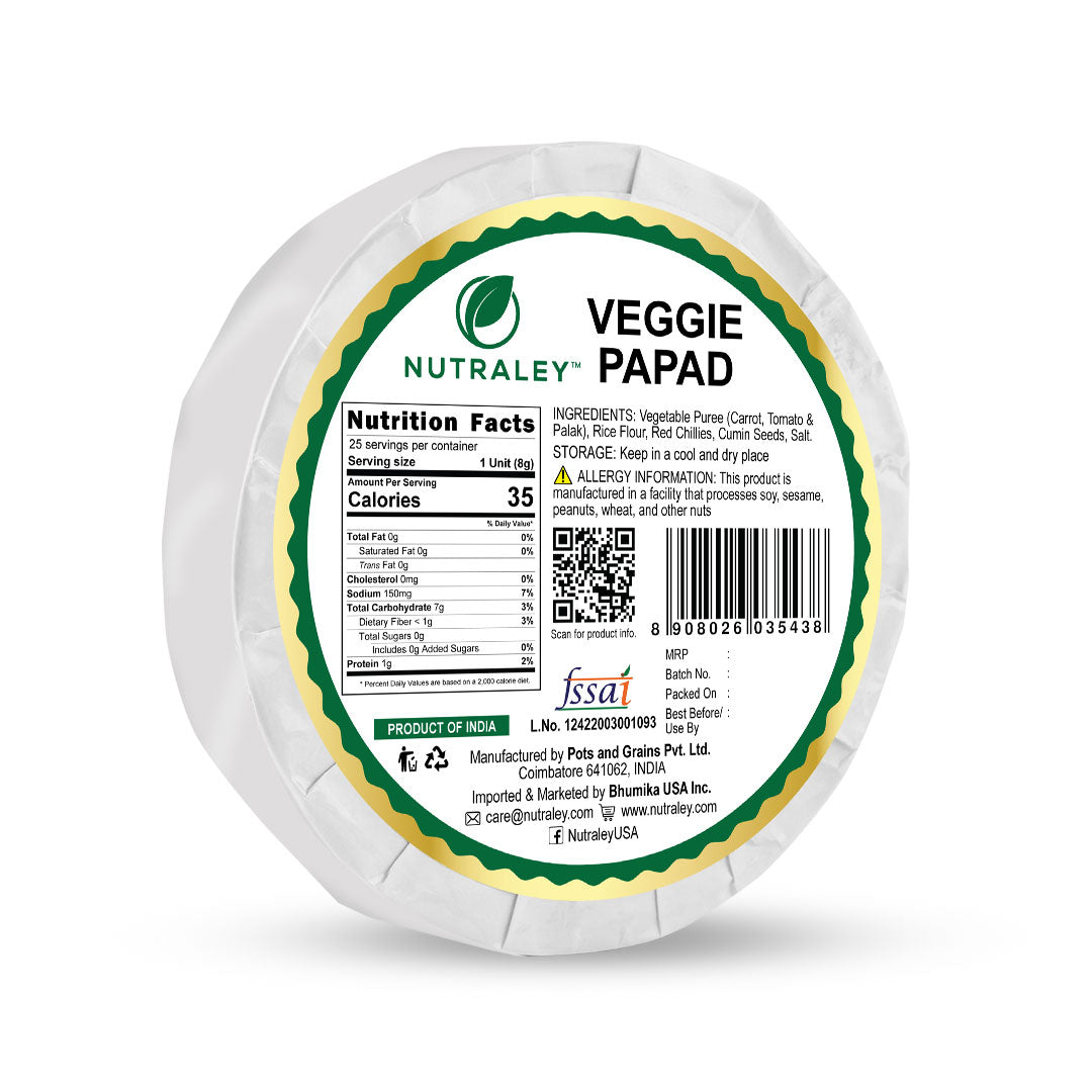 Veggie Papad (Appalam)